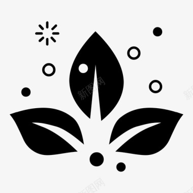 叶子树叶大自然图标图标