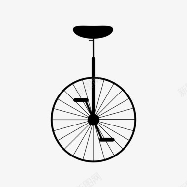 独轮车天平自行车图标图标