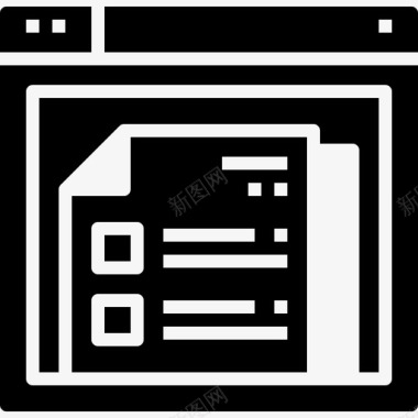 文档iconweb浏览器文档界面图标图标