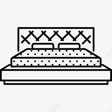 枕头图片床家具家图标图标