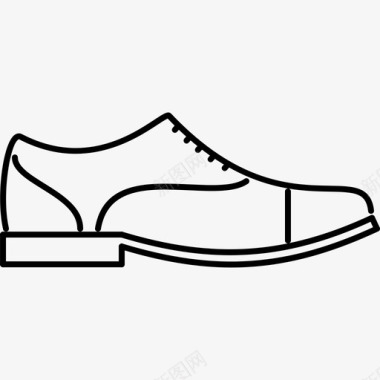 男鞋时尚造型图标图标