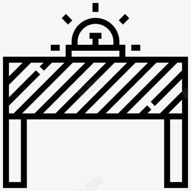 施工护栏工具劳动节图标图标