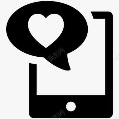 平板电脑之心安卓设备图标图标