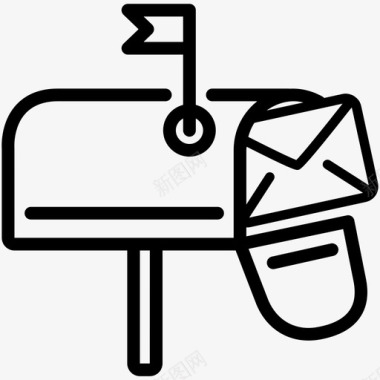 发送邮件发送邮件接收邮件图标图标