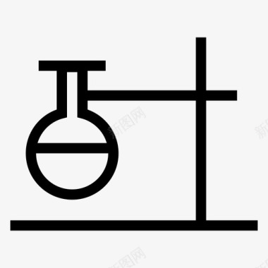 展台烧瓶商业实验图标图标