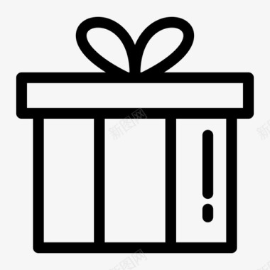 礼物生日礼物盒子图标图标