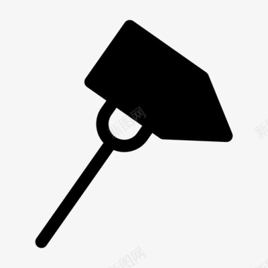 锤子砖石和建筑填充图标图标