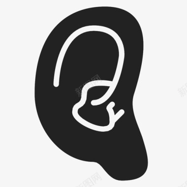 耳朵人体器官药物图标图标