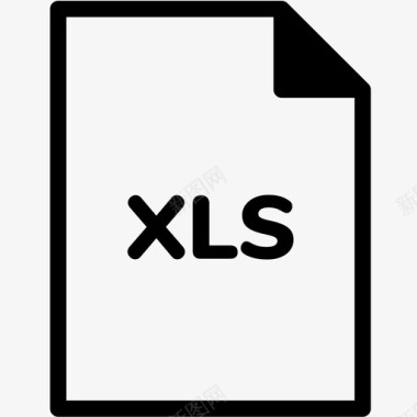 文件格式xls文件扩展名格式图标图标