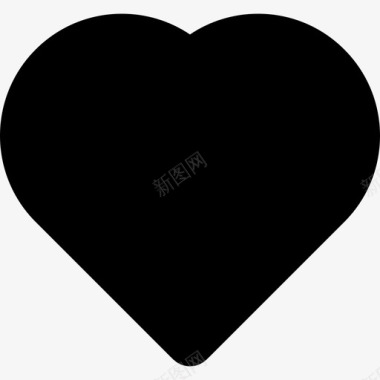 心形黑色标志超棒的套装图标图标