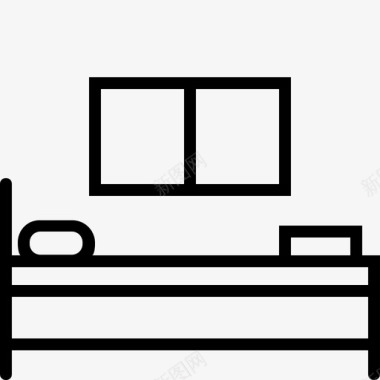 床品枕头卧室毯子枕头图标图标
