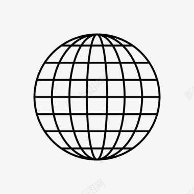 地球网全球地球形状图标图标