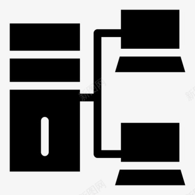 网络社交服务器连接计算机网络网络图标图标