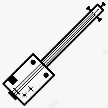 异形吉他吉他雪茄盒雪茄盒班卓琴图标图标