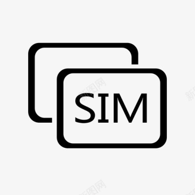 SIM卡图标SIM卡管理系统图标