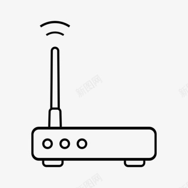 wifi互联网调制解调器互联网网络图标图标