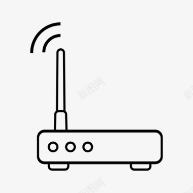 wifi互联网调制解调器互联网网络图标图标