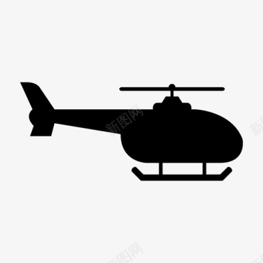 直升机航空天空图标图标