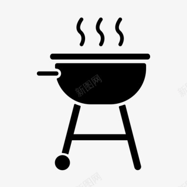 烧烤架烧烤户外图标图标