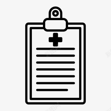 收据收据医疗健康医疗图标图标