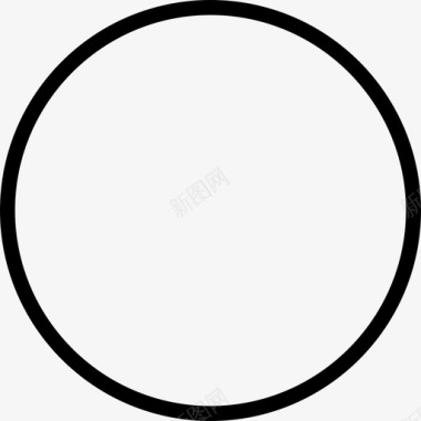 圆环 - 基准尺寸84像素 - 描边3像素图标