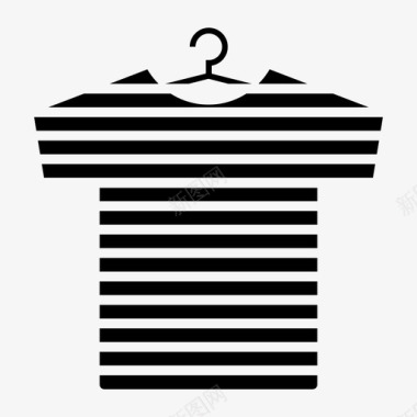 潜水服装T恤服装时装图标图标