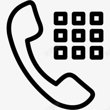 电话拨号键盘图标图标