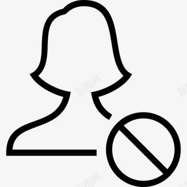 删除垃圾邮件用户停用删除用户图标图标