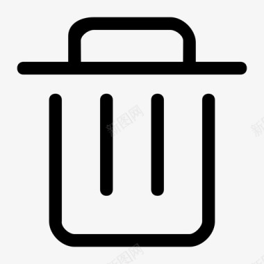 删除垃圾箱删除图标