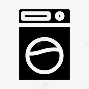 洗衣机模型洗衣机图标图标