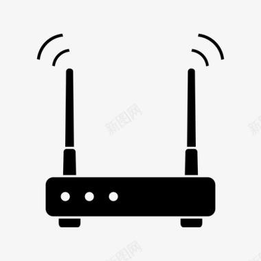 wifi互联网调制解调器互联网网络图标图标