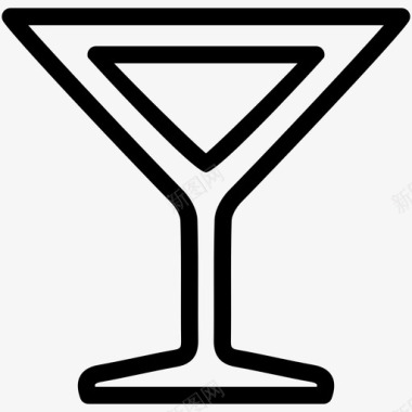 鸡尾酒调酒饮料图标图标