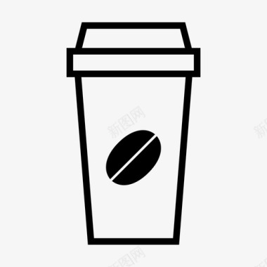 咖啡杯喝渴图标图标