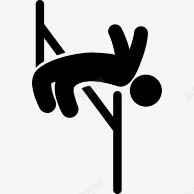 跳高运动运动偶像图标图标
