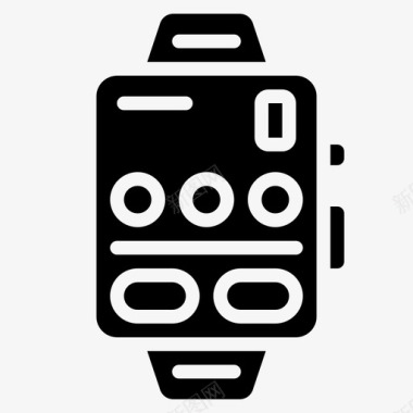 小学生电话手表智能手表媒体音乐图标图标