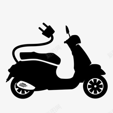 电动摩托车生态摩托车图标图标
