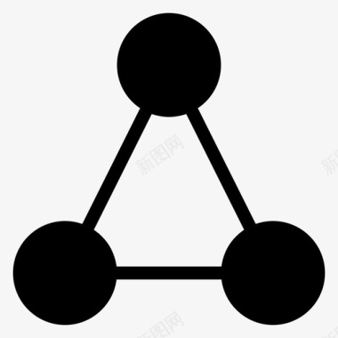 生物分子科学分子原子商业图标图标