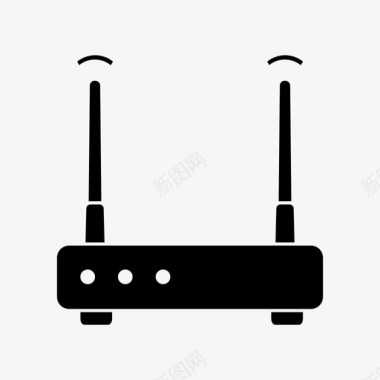 wifi互联网调制解调器互联网网络图标图标