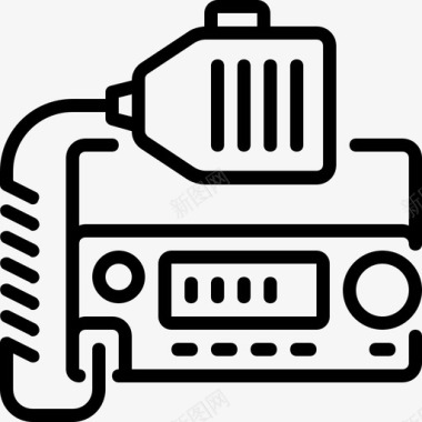 通信器材移动无线电通信设备图标图标