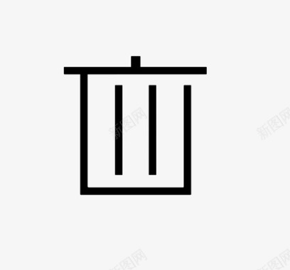 删除垃圾箱删除图标