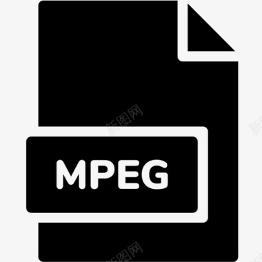 PDF文件格式mpeg文件扩展名格式图标图标