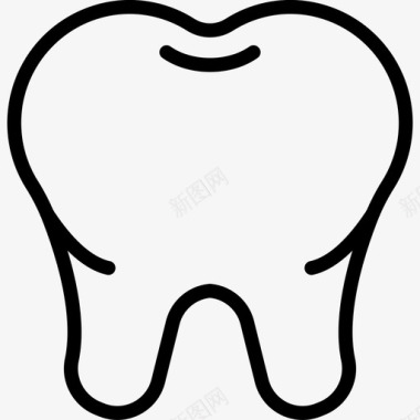 牙齿纠正牙齿臼齿医学图标图标