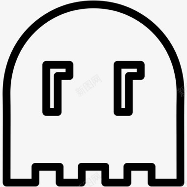 黑洞视频pacmanghost人脸游戏图标图标