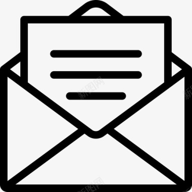电子邮件电子邮件信封信件图标图标