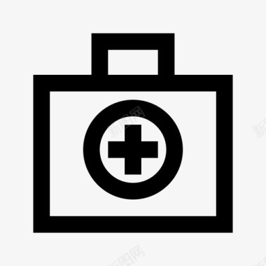 医疗包医疗包救护车诊所图标图标