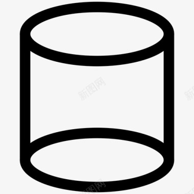 形状圆柱体创意对象图标图标