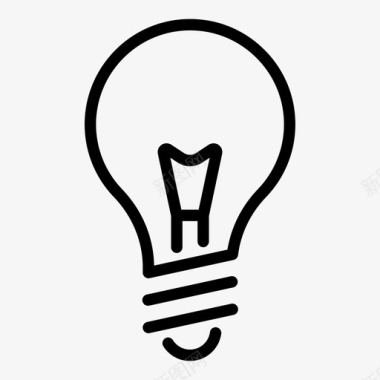 灯泡商业创意好主意图标图标