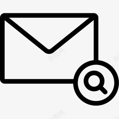 电子邮件查找电子邮件信封信件图标图标
