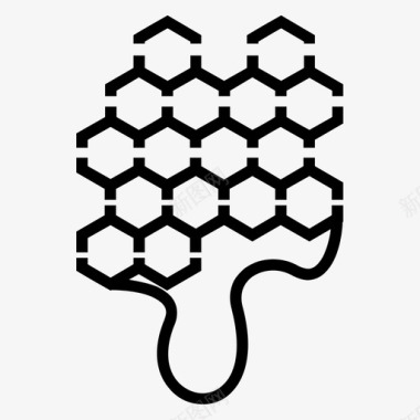 蜂巢蜂蜜蜜蜂蜂巢图标图标
