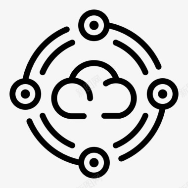 服务器云计算网络服务器图标图标